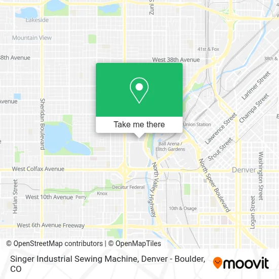 Singer Industrial Sewing Machine map