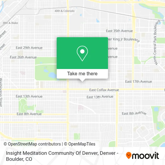 Insight Meditation Community Of Denver map