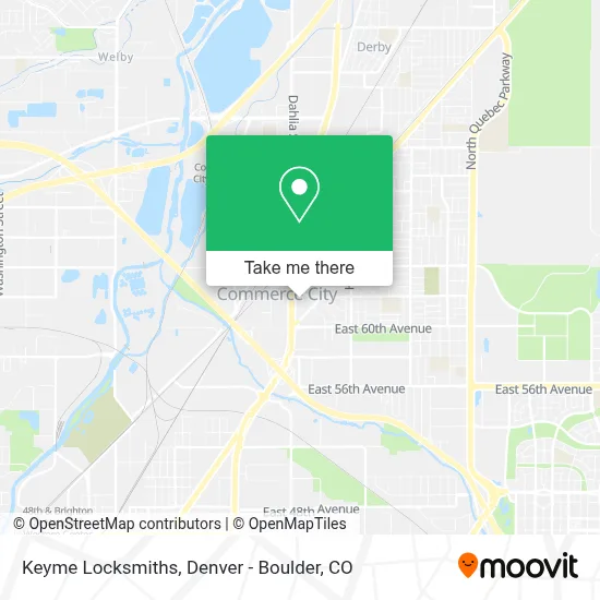 Keyme Locksmiths map