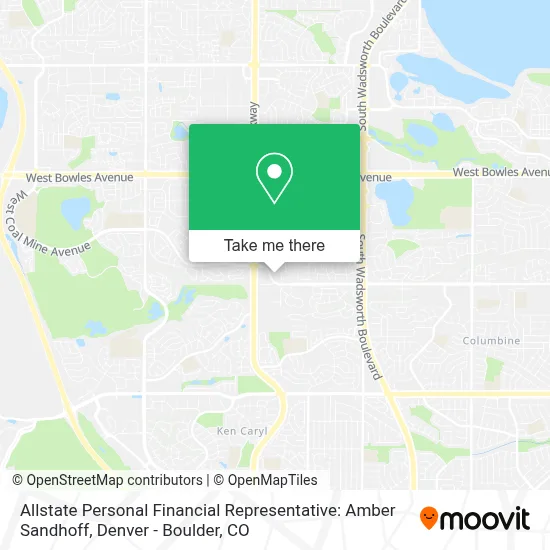 Allstate Personal Financial Representative: Amber Sandhoff map