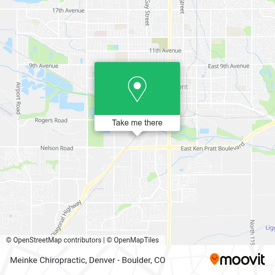 Meinke Chiropractic map