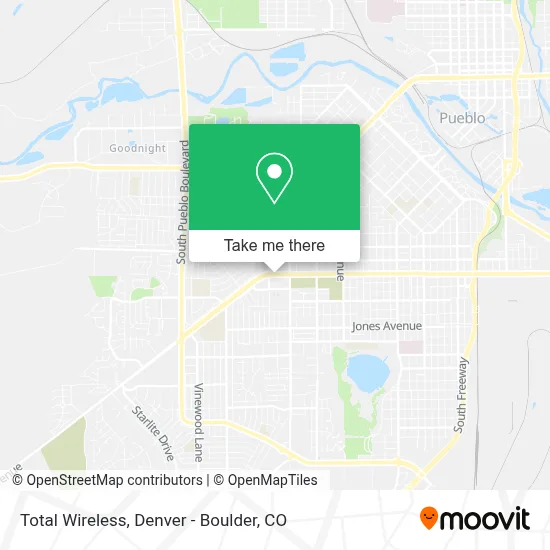 Total Wireless map