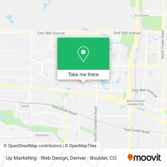 Up Marketing - Web Design map