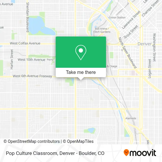 Pop Culture Classroom map