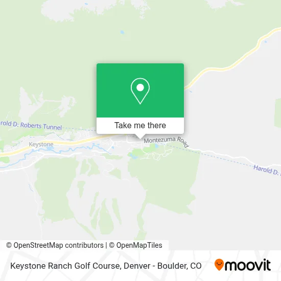 Keystone Ranch Golf Course map