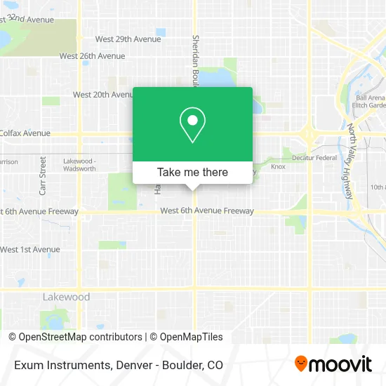 Exum Instruments map