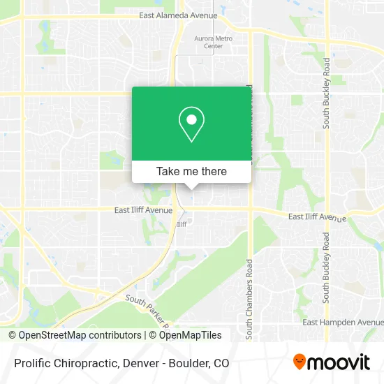 Prolific Chiropractic map