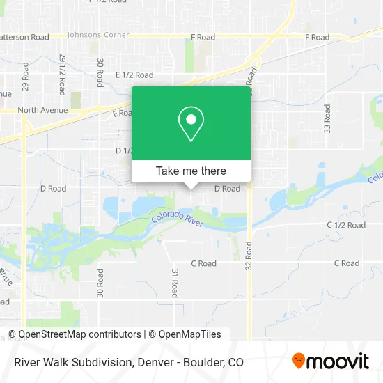 River Walk Subdivision map