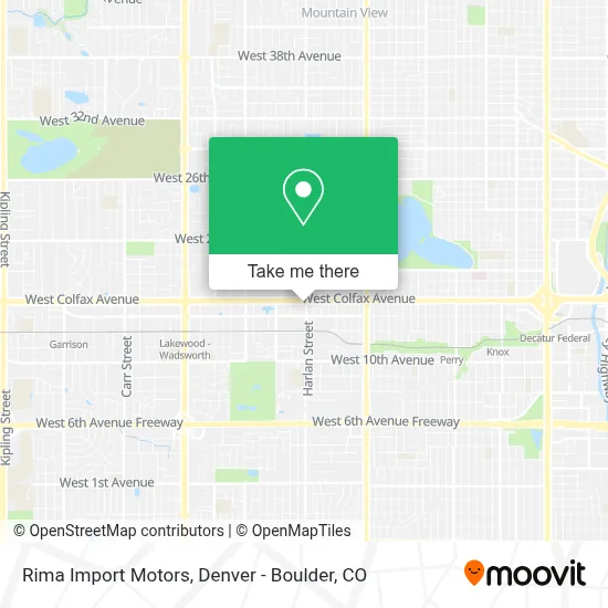 Rima Import Motors map