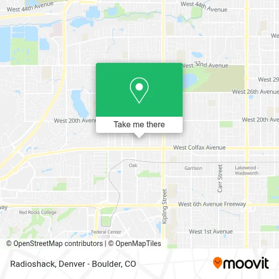 Radioshack map