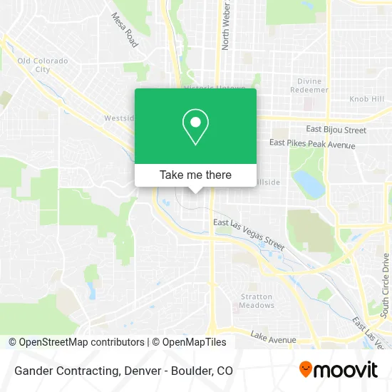 Gander Contracting map