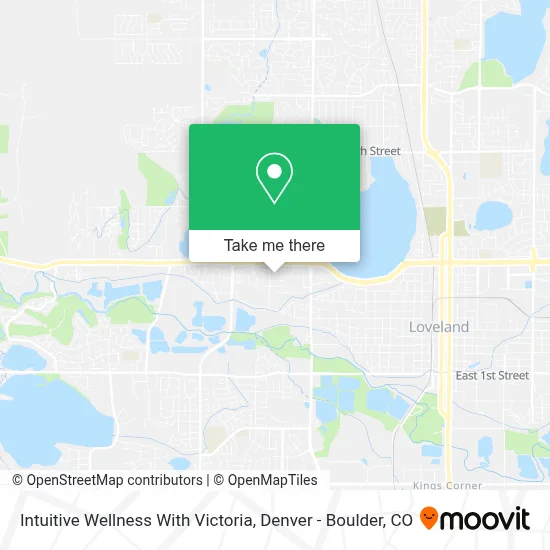 Intuitive Wellness With Victoria map