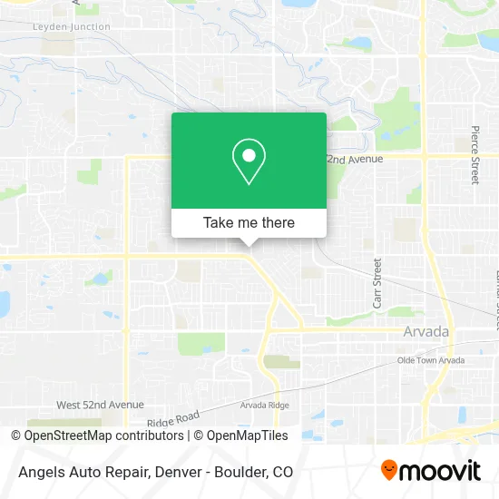 Angels Auto Repair map