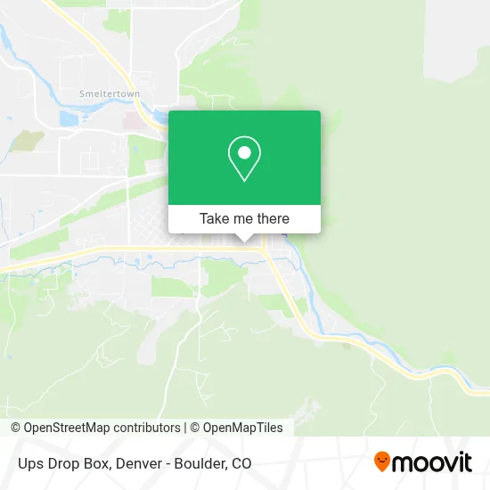 Ups Drop Box map