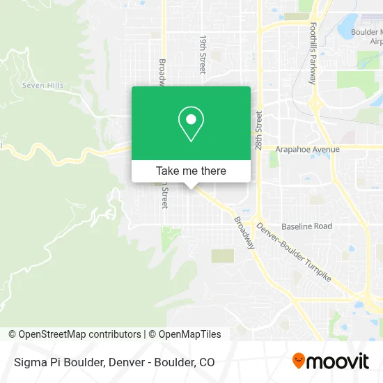 Sigma Pi Boulder map