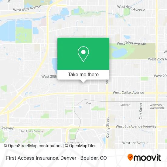 First Access Insurance map