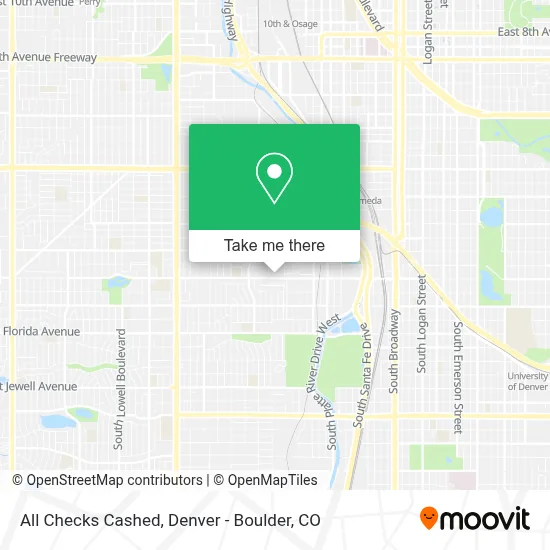 All Checks Cashed map