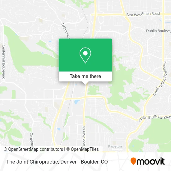 The Joint Chiropractic map