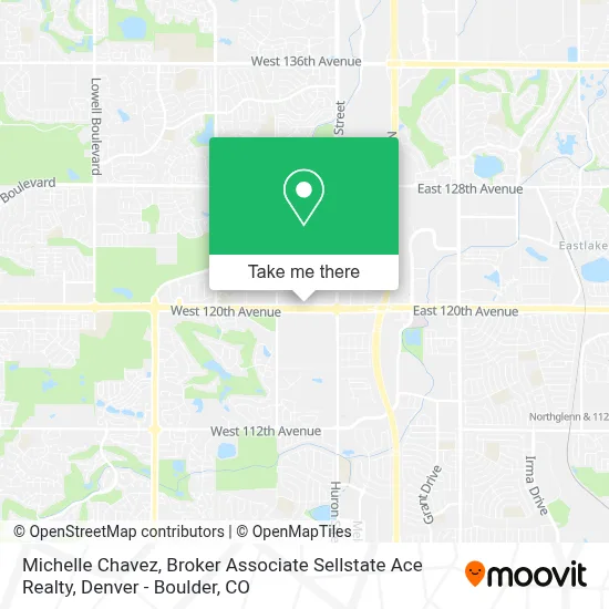 Michelle Chavez, Broker Associate Sellstate Ace Realty map
