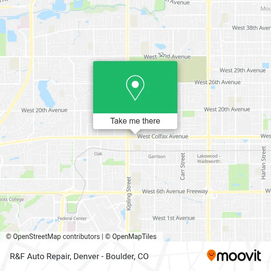 R&F Auto Repair map