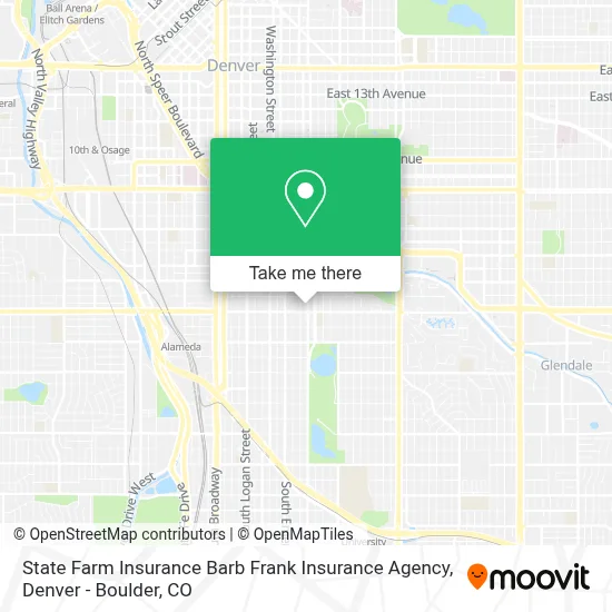 State Farm Insurance Barb Frank Insurance Agency map