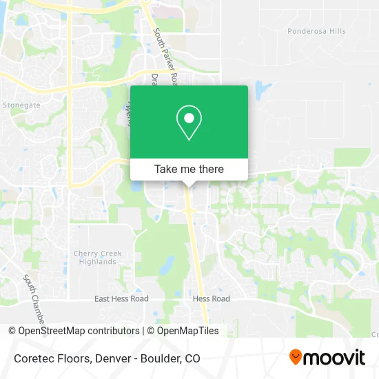 Coretec Floors map