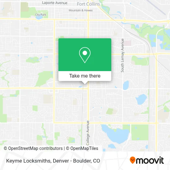 Keyme Locksmiths map