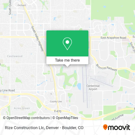Rize Construction Llc map