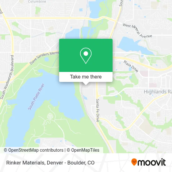 Rinker Materials map