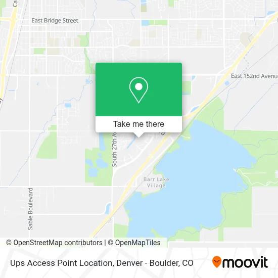 Ups Access Point Location map