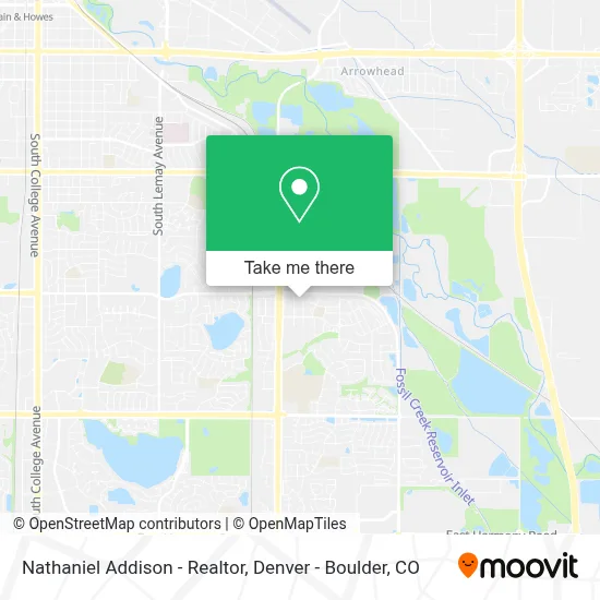 Nathaniel Addison - Realtor map