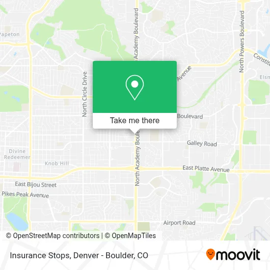 Insurance Stops map