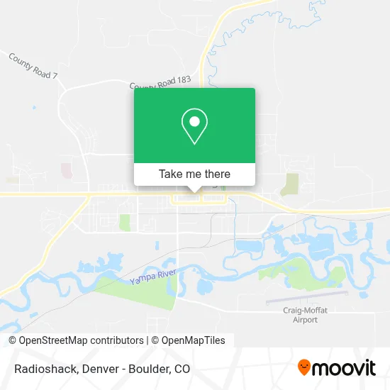Radioshack map