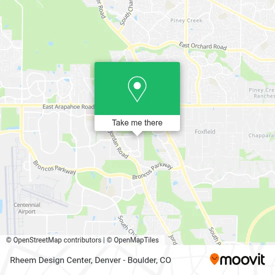 Rheem Design Center map