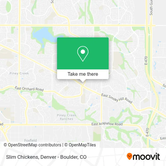 Slim Chickens map