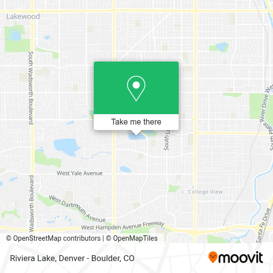 Riviera Lake map