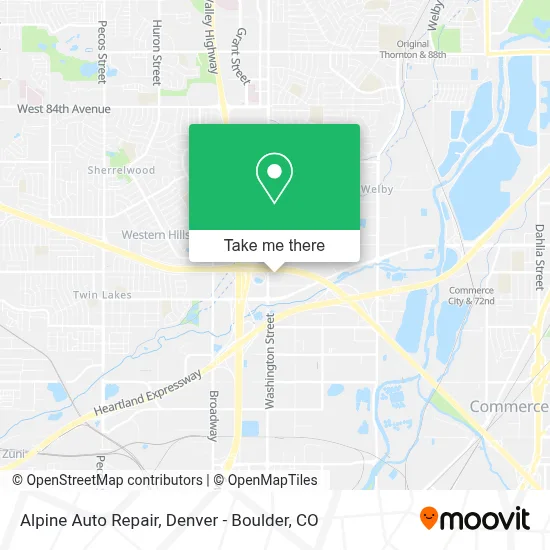 Alpine Auto Repair map