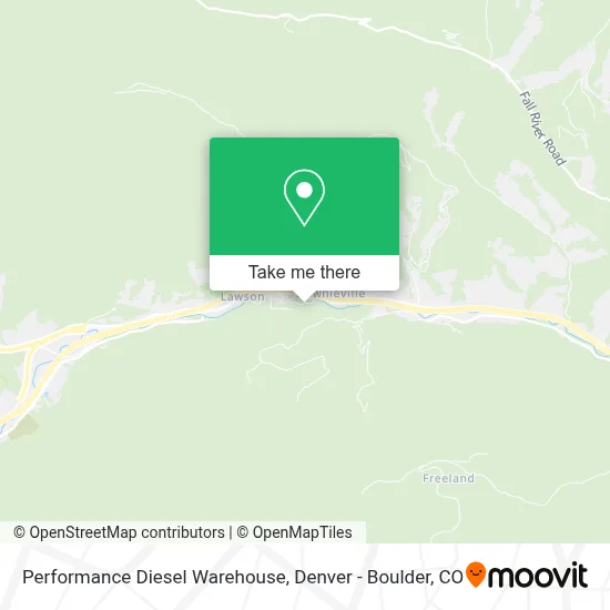 Performance Diesel Warehouse map