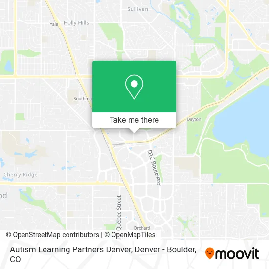 Autism Learning Partners Denver map