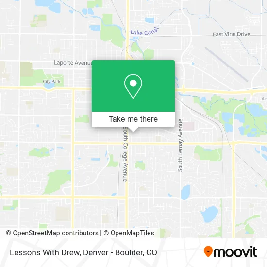 Lessons With Drew map