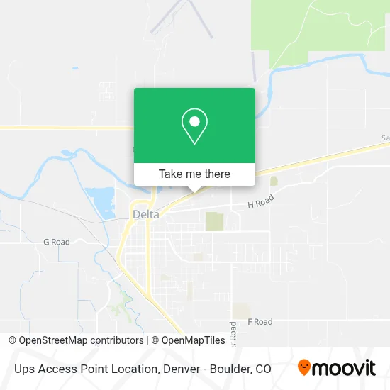 Ups Access Point Location map