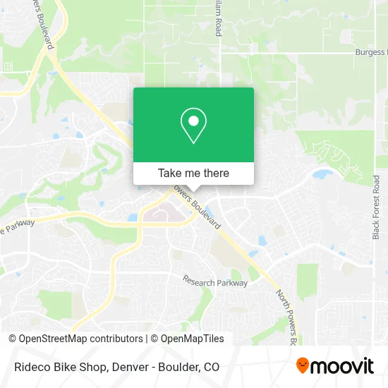Rideco Bike Shop map