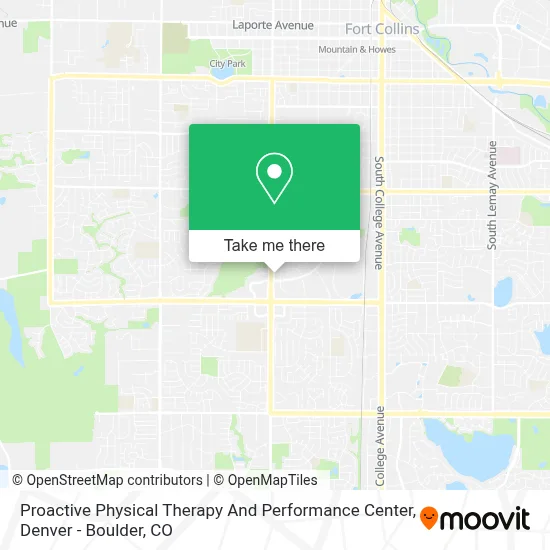 Proactive Physical Therapy And Performance Center map
