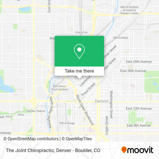 The Joint Chiropractic map