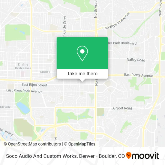 Soco Audio And Custom Works map