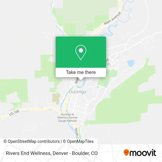 Rivers End Wellness map