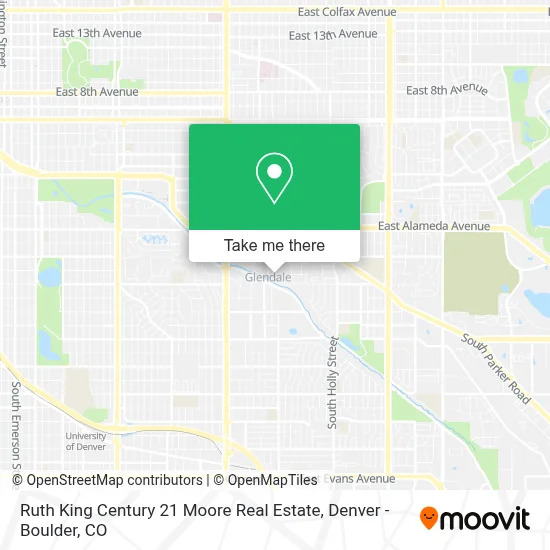 Ruth King Century 21 Moore Real Estate map