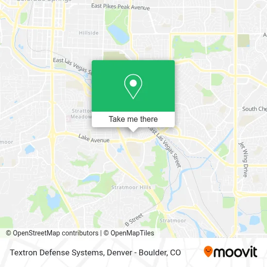 Textron Defense Systems map
