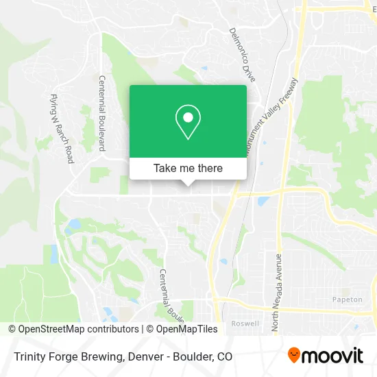 Trinity Forge Brewing map