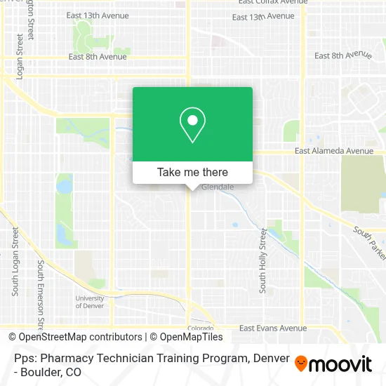 Pps:  Pharmacy Technician Training Program map